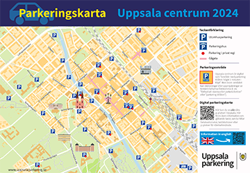 Parkeringskarta Uppsala Centrum