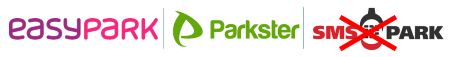 Inom kort finns två appar/betaltjänster att välja mellan: Easy Park och Parkster. SMS Parks tjänster upphör att fungera efter november 2020. 